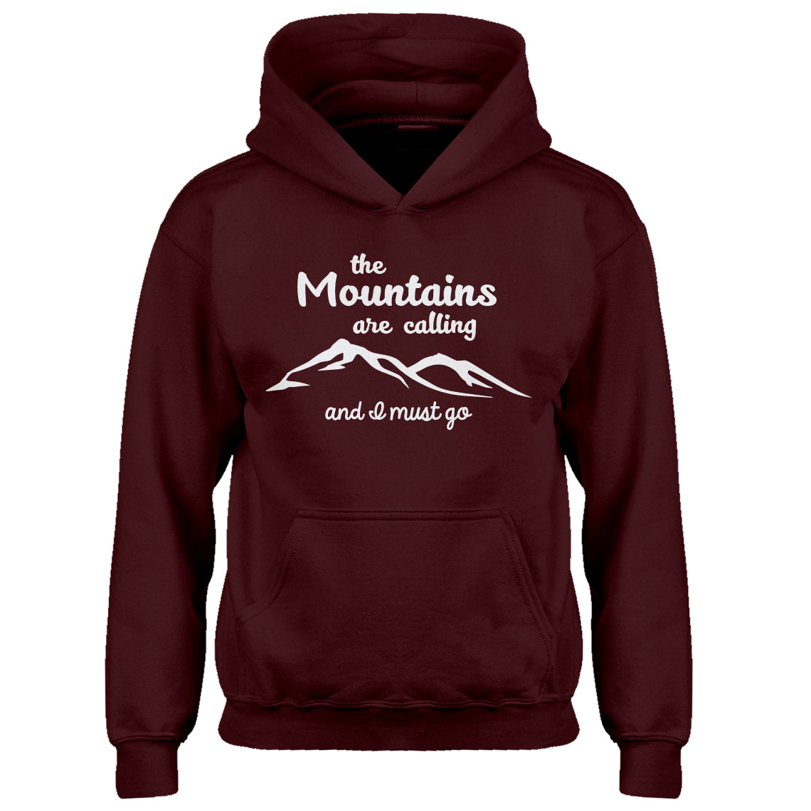 Youth The Mountains are Calling Kids Hoodie