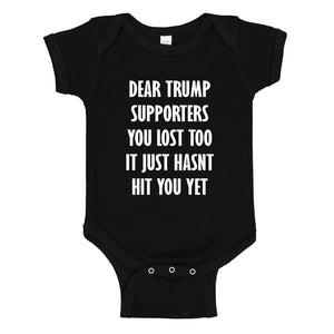 Baby Onesie Dear Trump Supporters 100% Cotton Infant Bodysuit