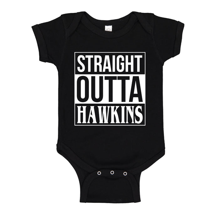 Baby Onesie Straight Outta Hawkins 100% Cotton Infant Bodysuit