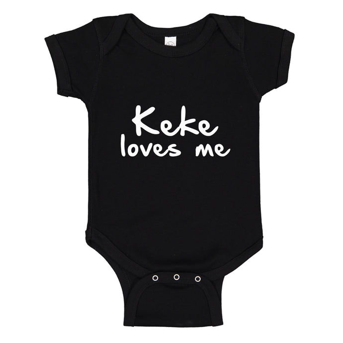 Baby Onesie Keke Loves Me 100% Cotton Infant Bodysuit