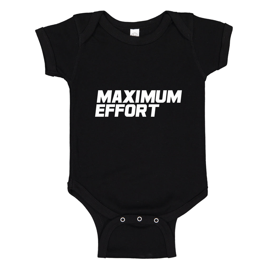 Baby Onesie Maximum Effort 100% Cotton Infant Bodysuit