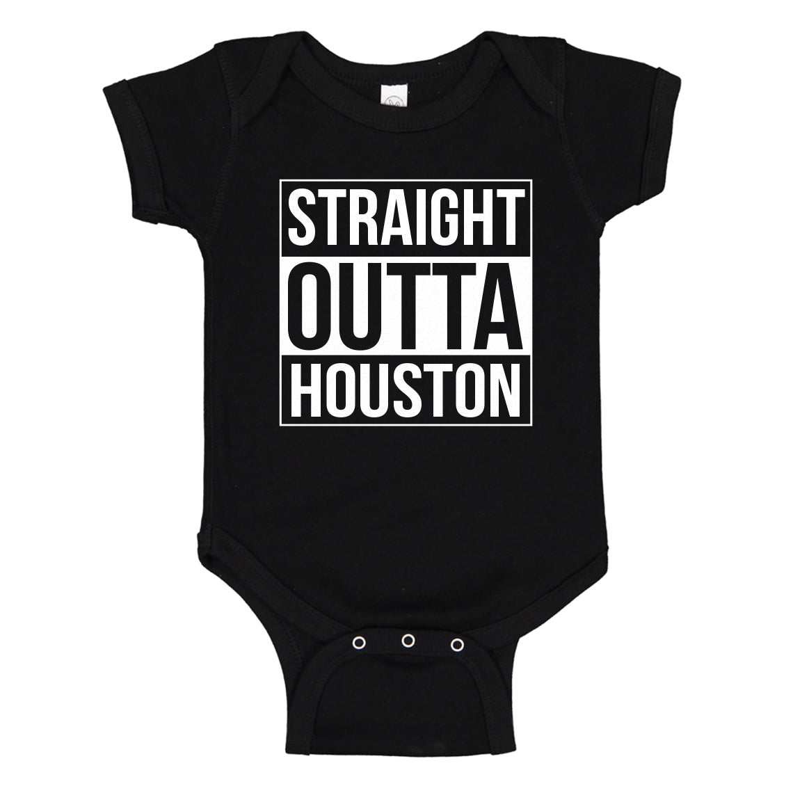 Baby Onesie Straight Outta Houston 100% Cotton Infant Bodysuit