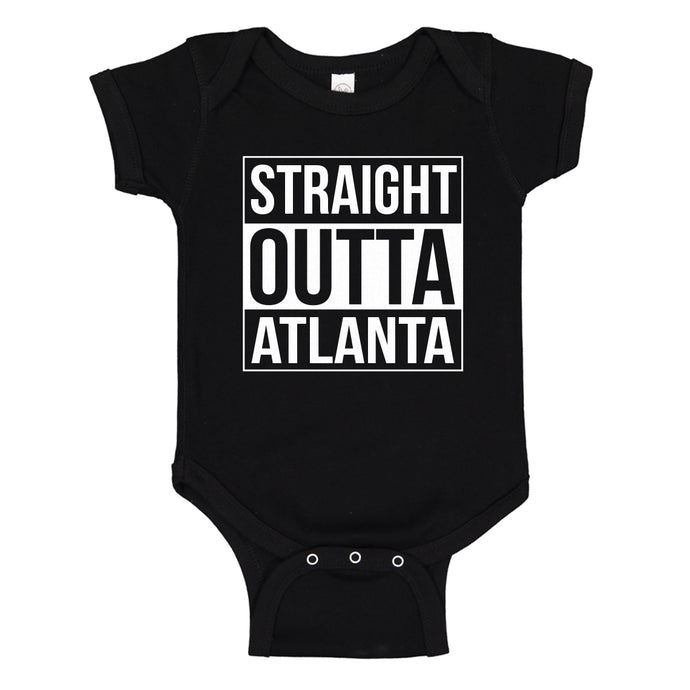 Baby Onesie Straight Outta Atlanta 100% Cotton Infant Bodysuit