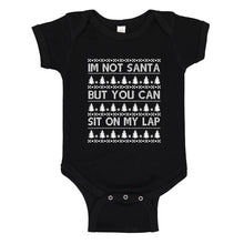 Baby Onesie Im Not Santa 100% Cotton Infant Bodysuit