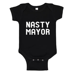 Baby Onesie Nasty Mayor 100% Cotton Infant Bodysuit