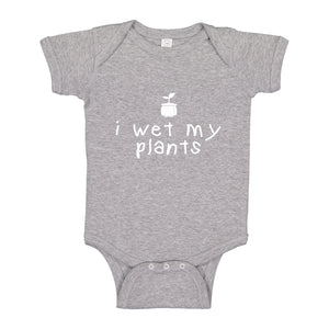 Baby Onesie I Wet My Plants 100% Cotton Infant Bodysuit