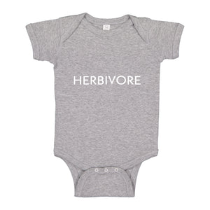 Baby Onesie Herbivore Vegan 100% Cotton Infant Bodysuit