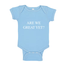 Baby Onesie Are We Great Yet? 100% Cotton Infant Bodysuit