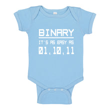 Baby Onesie Binary 100% Cotton Infant Bodysuit