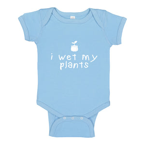 Baby Onesie I Wet My Plants 100% Cotton Infant Bodysuit