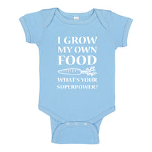 Baby Onesie I Grow My Own Food 100% Cotton Infant Bodysuit