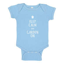 Baby Onesie Keep Calm and Garden On 100% Cotton Infant Bodysuit