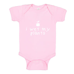 Baby Onesie I Wet My Plants 100% Cotton Infant Bodysuit