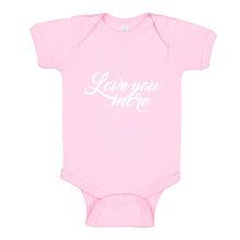 Baby Onesie Love You More 100% Cotton Infant Bodysuit