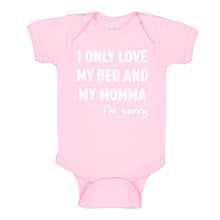 Baby Onesie Only Love My Bed 100% Cotton Infant Bodysuit