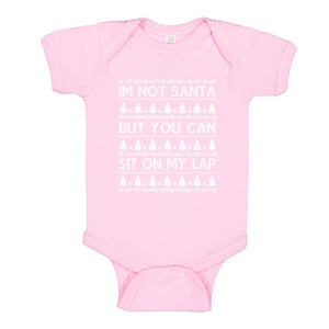 Baby Onesie Im Not Santa 100% Cotton Infant Bodysuit