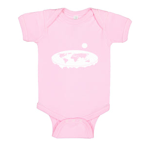 Baby Onesie Flat Earth 100% Cotton Infant Bodysuit