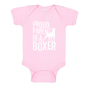 Baby Onesie Proud Boxer Parent 100% Cotton Infant Bodysuit