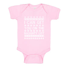 Baby Onesie I can get you on the Naughty List 100% Cotton Infant Bodysuit