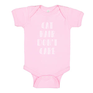 Baby Onesie Cat Hair Don’t Care 100% Cotton Infant Bodysuit