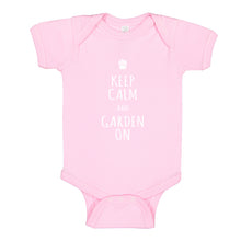 Baby Onesie Keep Calm and Garden On 100% Cotton Infant Bodysuit