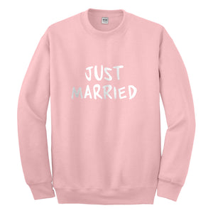 Crewneck Just Married Unisex Sweatshirt