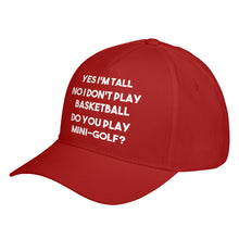 Hat Yes I'm Tall Baseball Cap