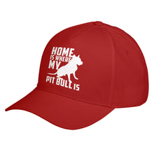 Hat Home is Where my Pit Bull is Baseball Cap