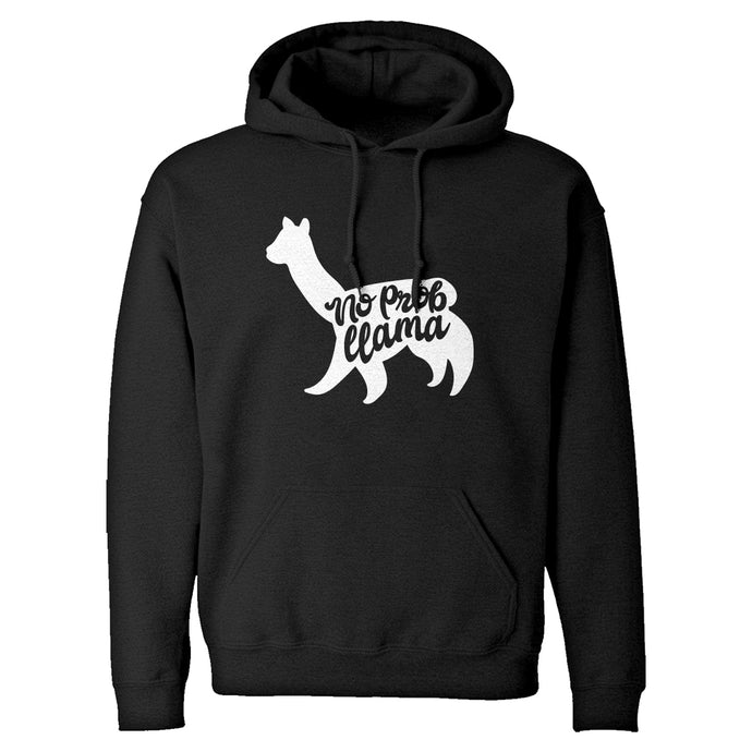 Hoodie No Prob llama Unisex Adult Hoodie