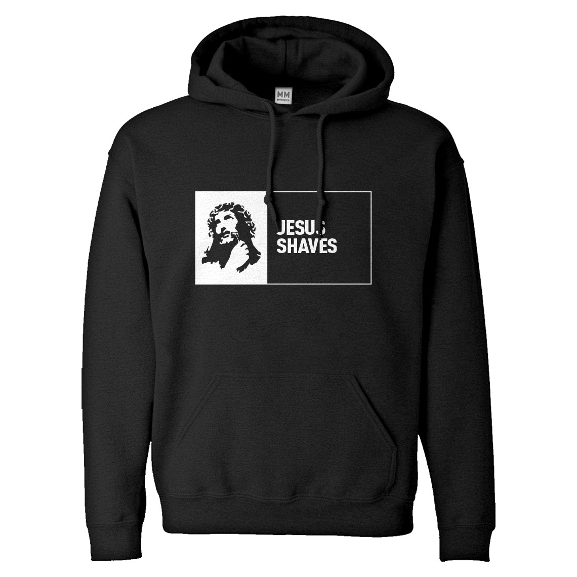 Jesus Shaves Unisex Adult Hoodie