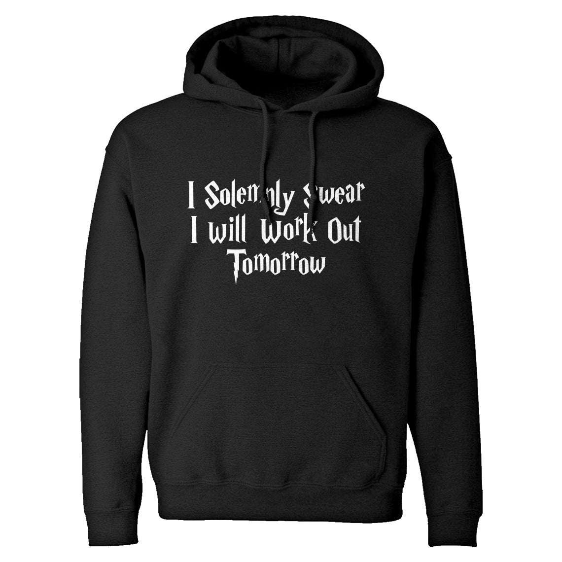 Hoodie Solemnly Swear to Work Out Unisex Adult Hoodie – Indica Plateau