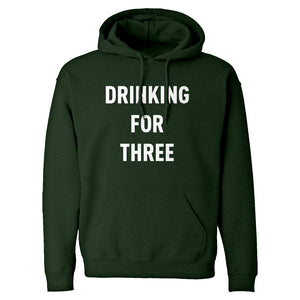 Drinking For Three Unisex Adult Hoodie