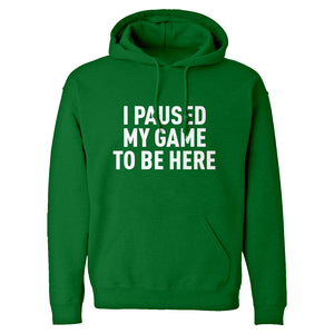 I Paused My Game to Be Here Unisex Adult Hoodie