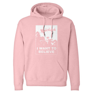 I Want to Believe Santa Unisex Adult Hoodie