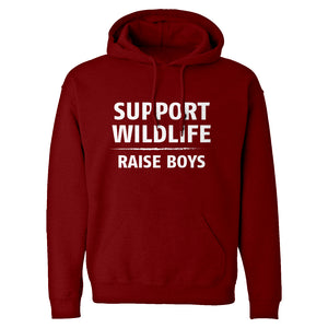 Support Wildlife Raise Boys Unisex Adult Hoodie