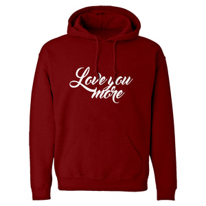 Hoodie Love You More Unisex Adult Hoodie