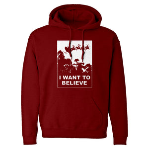 I Want to Believe Santa Unisex Adult Hoodie