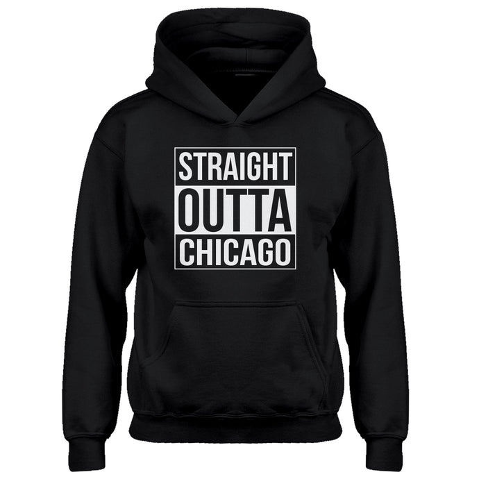 Youth Straight Outta Chicago Kids Hoodie