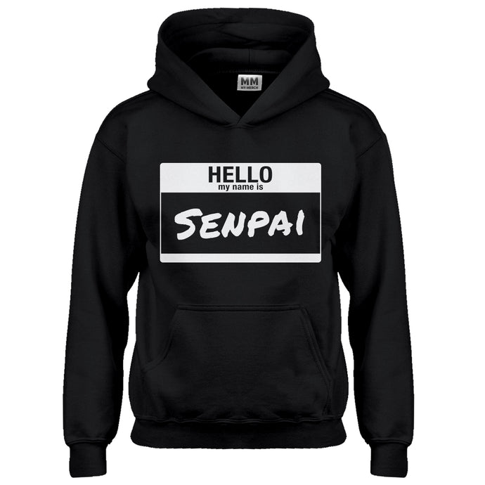 Hoodie Hello My Name is Senpai Kids Hoodie