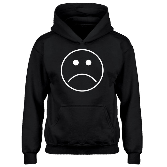 Youth Sad Face Kids Hoodie