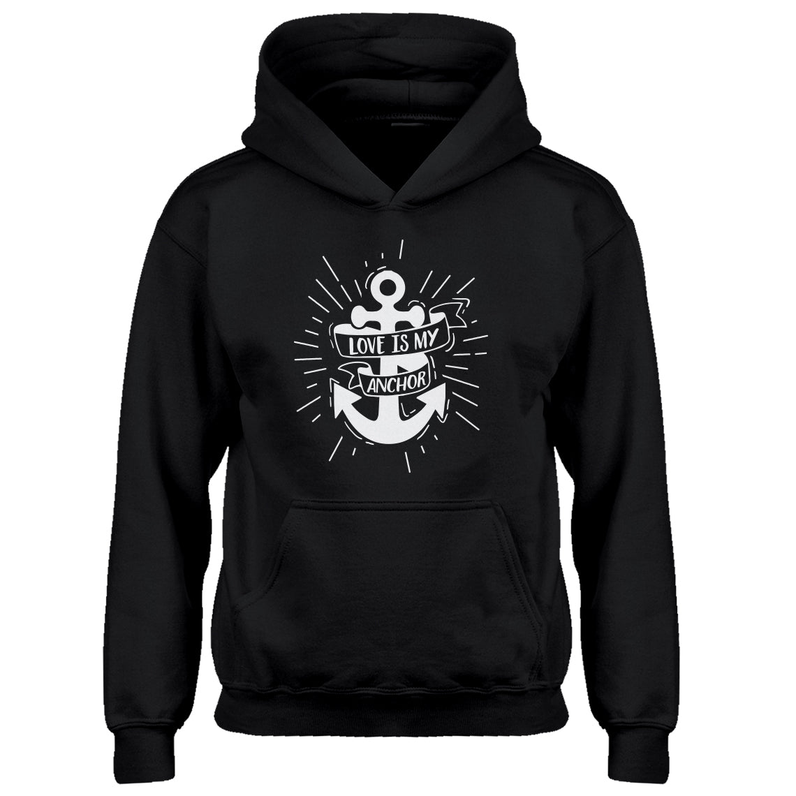 Hoodie Love is my Anchor Kids Hoodie