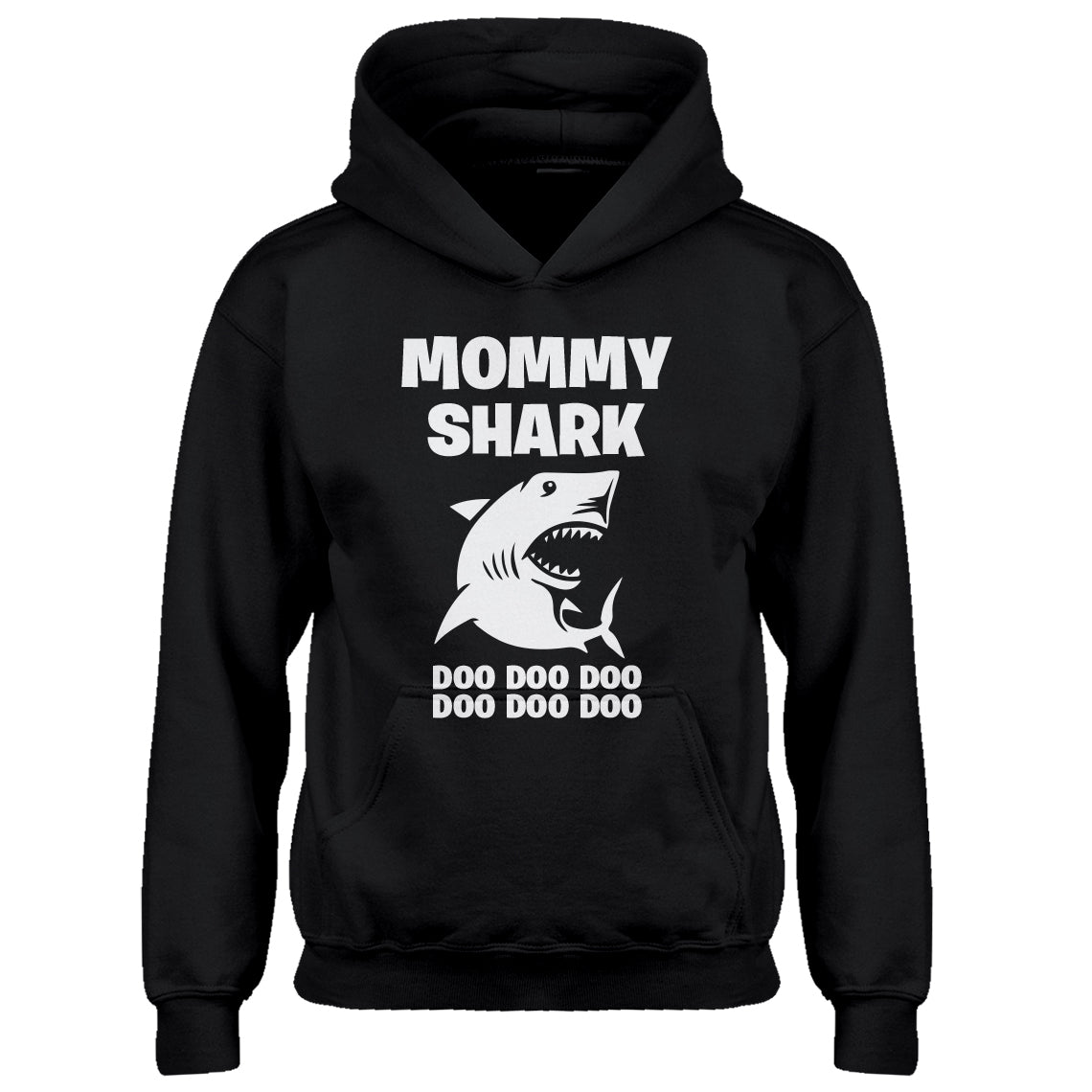 Youth Mommy Shark Kids Hoodie