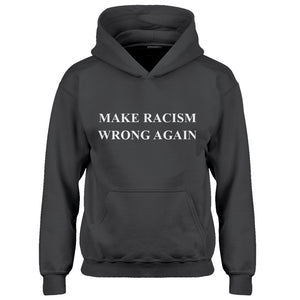 Youth Make Racism Wrong Again Kids Hoodie