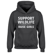 Youth Support Wildlife Raise Girls Kids Hoodie