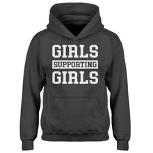 Youth Girls Supporting Girls Kids Hoodie