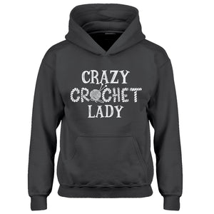 Hoodie Crazy Crochet Lady Kids Hoodie