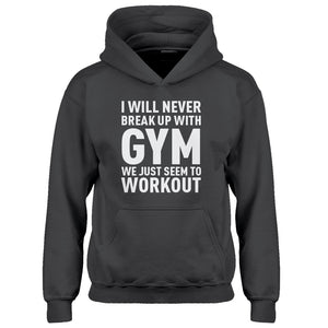 Hoodie Never Break Up With Gym Kids Hoodie