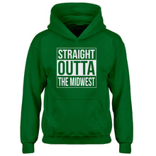 Youth Straight Outta the Midwest Kids Hoodie