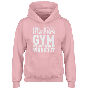 Hoodie Never Break Up With Gym Kids Hoodie