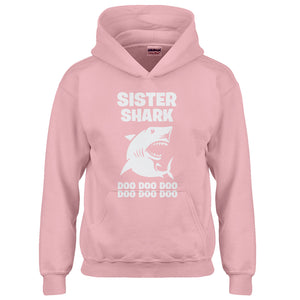 Youth Sister Shark Kids Hoodie